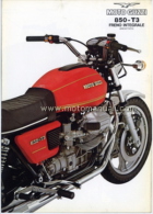 Moto Guzzi 850 T3 1977 Depliant Originale Factory Original Brochure - Engines