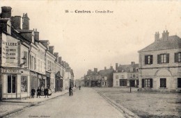 CONTRES LA GRANDE-RUE COMMERCE CHAPELLERIE GOURRE ANIMEE - Contres