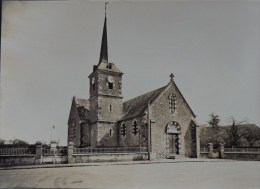 72 SAINT VICTEUR L'EGLISE  CARTE AVEC NEGATIF ORIGINAL POUR LA CREATION DE LA CARTE POSTALE - Mayet