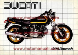 Ducati 900 DARMAH 1981 Depliant Originale Factory Original Brochure - Motori