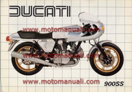Ducati 900 SS Super Sport 1981 Depliant Originale Factory Original Brochure - Moteurs