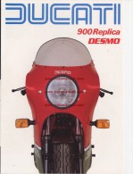 Ducati 900 MIKE HAILWOOD REPLICA 1983 Depliant Originale Factory Original Brochure - Motores