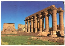 EGYPT - GENERAL VIEW OF THE TEMPLE OF KARNAK / THEMATIC STAMPS-KUWAIT FLAG - Luxor