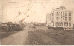 Saint Lunaire 35 Vue Prise De L'hotel De Paris Train Tramway A Vapeur Chemin De Fer - Saint-Lunaire