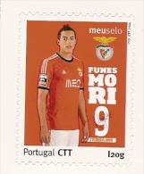 Portugal ** & Rogelio Funes Mori, Benfica 33º Campeonato Nacional, 2013-2014 - Viñetas De Franqueo (Frama)