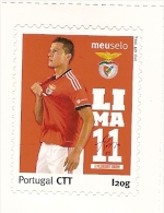Portugal ** & Rodrigo José "Lima" Dos Santos, Benfica 33º Campeonato Nacional, 2013-2014 - Personalized Stamps