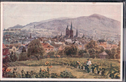 Neustadt An Der Weinstraße - Blick Von Der Haardt - Künstlerkarte - Neustadt (Weinstr.)