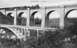 Delcampe - Coutances. Les Viaducs. (Avec Train à Vapeur). - Coutances