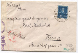 Romania, BETHAUSEN, Severin, WW2, 1940. Germany Censorship - Lettres 2ème Guerre Mondiale