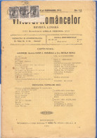 Rumänien; Wrapper 1915; Michel 220; Revista Viitorul Romancelor Nr. 1, 2; 32 Seiten - Covers & Documents