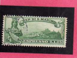 SAN MARINO 1929 ESPRESSI SPECIAL DELIVERY ESPRESSO LIBERTA´ FREEDOM LIRE 1,25 USATO USED - Express Letter Stamps