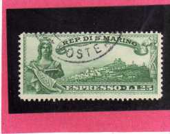 SAN MARINO 1929 ESPRESSI SPECIAL DELIVERY ESPRESSO LIBERTA´ FREEDOM LIRE 1,25 USATO USED - Express Letter Stamps