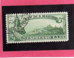 SAN MARINO 1929 ESPRESSI SPECIAL DELIVERY ESPRESSO LIBERTA´ FREEDOM LIRE 1,25 USATO USED - Exprespost