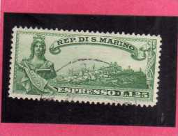 SAN MARINO 1929 ESPRESSI SPECIAL DELIVERY ESPRESSO LIBERTA´ FREEDOM LIRE 1,25 USATO USED - Express Letter Stamps