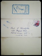 ITALY1947 AIR MAIL PAR AVION POSTA AEREA PLUGA POST TO U.S.A. - 1946-47 Corpo Polacco