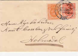 Svezia, Cover Intero Postale Con 2+2 Ore Con Sovrastampa 3 Ore - Postal Stationery