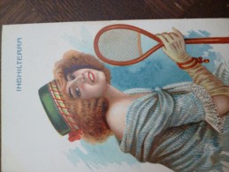 CPA Illustrée Par Brurazzi. Femme Tennis - Other & Unclassified