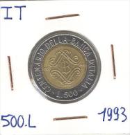 500 Lires Comemorative Italie / Italy - 1993 Centenario Della Banca D´Italia - 500 Lire