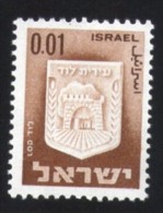 Israël 1966 Neuf Avec Gomme Stamp Emblème Blason De La Ville De LOD - Ungebraucht (ohne Tabs)