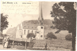 RARE ! :  MUNSTER Am STEIN Katholische Kirche 1905 - Bad Münster A. Stein - Ebernburg