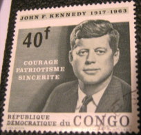 Congo DR 1964 President Kennedy Commemoration 40f - Used - Oblitérés