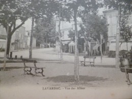 CPA Lavardac Rue Des Allées. - Lavardac