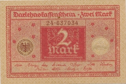 ALLEMAGNE / GERMANY - 2 MARK 1920-22 - Sonstige & Ohne Zuordnung