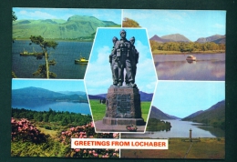 SCOTLAND  -  Lochaber  Multi View  Used Postcard As Scans - Inverness-shire