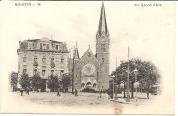 RARE :  MUNSTER IN W  Am Servati-Platz Avant 1904  Neue - Münster