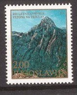 1978  1740  JUGOSLAVIJA JUGOSLAWIEN  SLOVENIJA TRIGLAV ERSTBESTEGERUNG 200 JAHRE   MNH - Unused Stamps