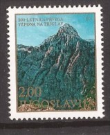 1978  1740  JUGOSLAVIJA JUGOSLAWIEN  SLOVENIJA TRIGLAV ERSTBESTEGERUNG 200 JAHRE   MNH - Ungebraucht