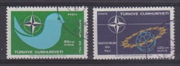 Turkey 1969 Nato / Otan 2v  Used Cto (T667) Stamps With Full Gum - Oblitérés