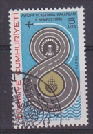 Turkey 1979 Symposium Der Europäischen Verkehrsminister 1v  Used Cto (T668) Stamp With Full Gum - Oblitérés