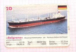 BELGRANO - Tanker,  Germany / Playing Card, Super Trumpf - Sonstige & Ohne Zuordnung