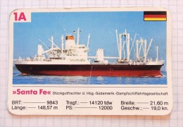 SANTA FE - Tanker,  Germany / Playing Card, Super Trumpf - Sonstige & Ohne Zuordnung