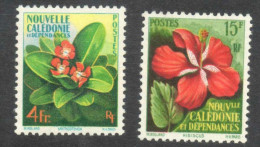 Nelle CALEDONIE : Flore : Xanthostemon, Famille Des Myrtaceae - Hibiscus, Famille Des Malvaceae - Unused Stamps