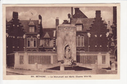 324 - BETHUNE -  Le Monument Aux Morts (guerre 1914-1918) - Bethune