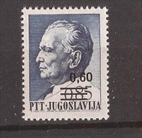 1978  1756  TITO  JUGOSLAVIJA JUGOSLAWIEN  TITO  OVERPRINT DEFINITIVE   MNH - Unused Stamps