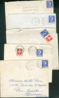 FRANCE TYPE MULLER  N°1011B 20F BLEU LOT 15 LETTRES OB. DIFFERENTES TB LOT POUR ETUDE - 1955-1961 Marianne (Muller)