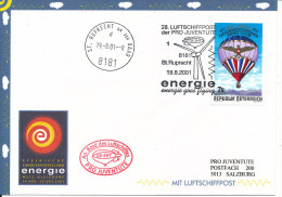 Austria AIRSHIP MAIL Pro Juventute Number 28 St. Ruprech 19-8-2001 With More Postmarks - Autres & Non Classés