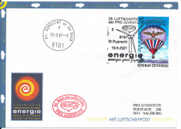 Austria AIRSHIP MAIL Pro Juventute Number 28 St. Ruprech 19-8-2001 With More Postmarks - Altri & Non Classificati