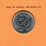 BRAZIL   50  CENTAVOS  1988  (KM # 604) - Brésil