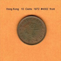 HONG KONG   10  CENTS  1972  (KM # 28.3) - Hongkong