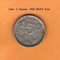 INDIA   5  RUPEES  1996  (KM # 154) - Inde