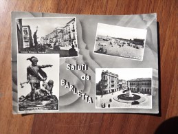 CARTOLINA Di SALUTI DA BARLETTA  VIAGGIATA A8285 - Barletta