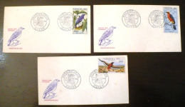 MALI Oiseaux Yvert PA 2/4, Sur 3 Enveloppes 1er Jour,  FDC; Emis En 1960 - Other & Unclassified