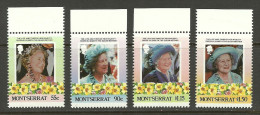 MONTSERRAT Königin Queen Eizabeth II Muster Specimen MNH - Montserrat