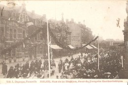 Arlon Rue De La Station Jour Du Congres Eucharistique Duparque Florenville - Arlon