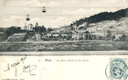 N°39704 -cpa Alais -les Mines (chemin De Fer Aérien) - Mines