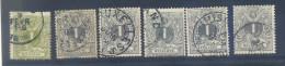 Belgie - 1884 - 1888 - OBP  42 -43 -  - Gestempeld - 1869-1888 Lying Lion